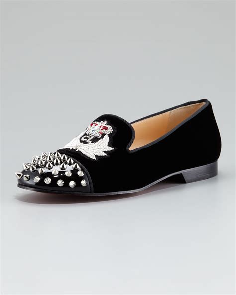 christian louboutin loafers women|christian louboutin loafers spiked.